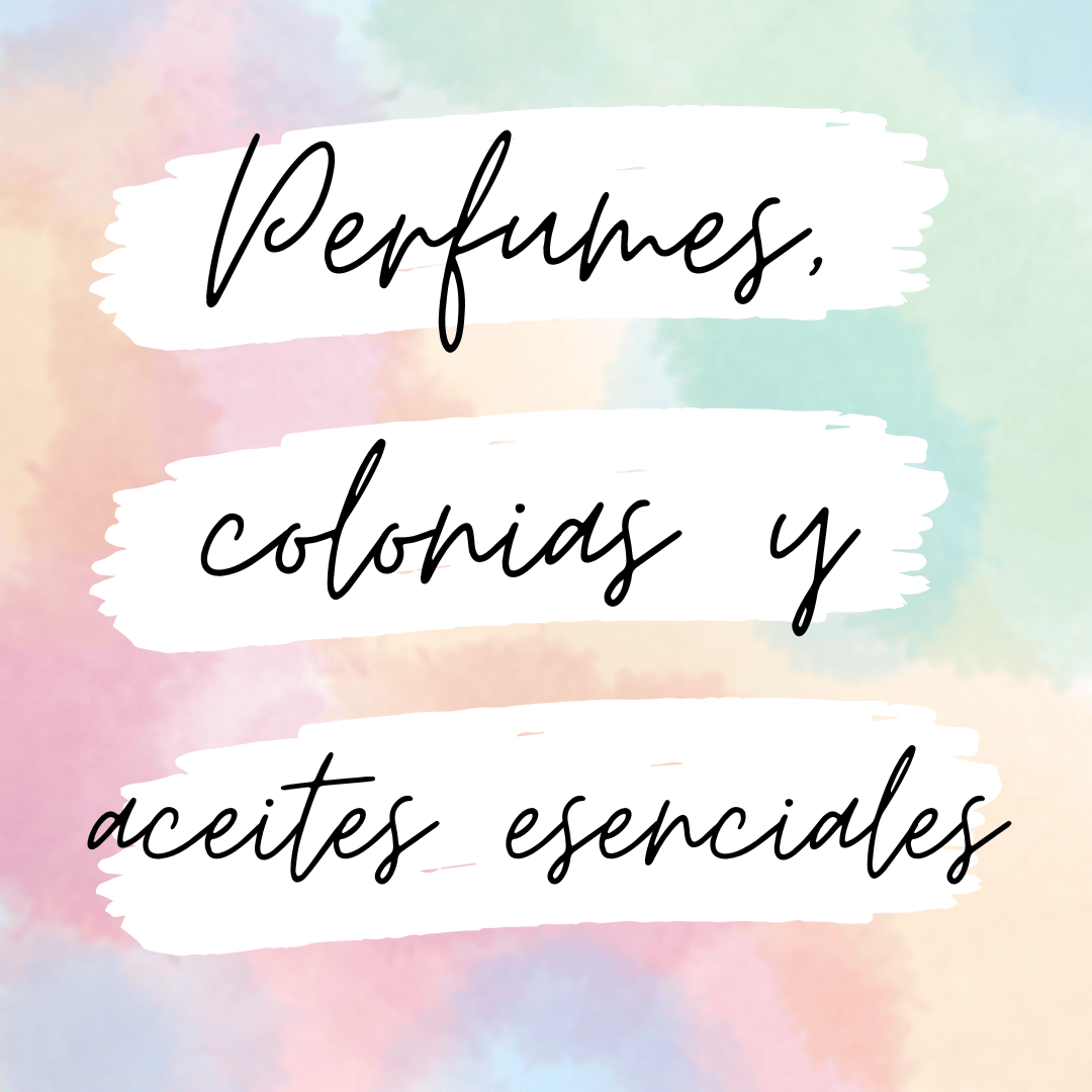 Perfumes, colonias y aceites esenciales