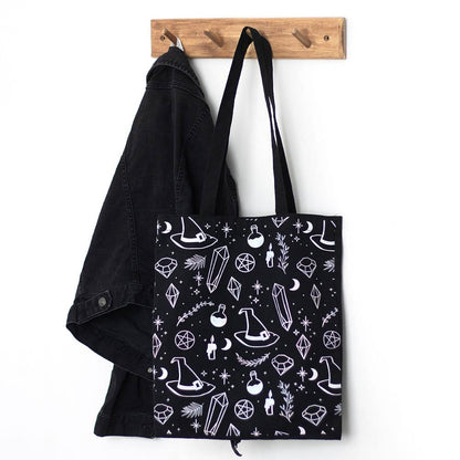 bolsa crystal witch en perchero